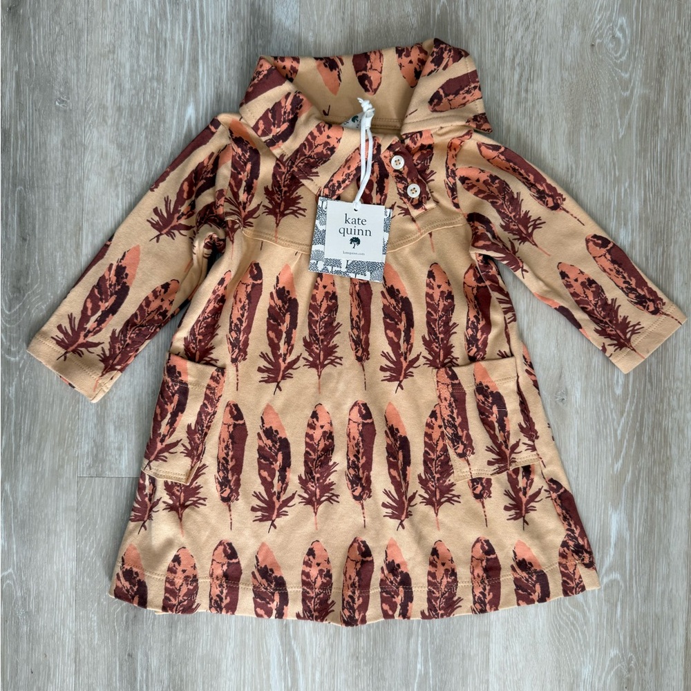 NWT Kate Quinn Feathers Dress